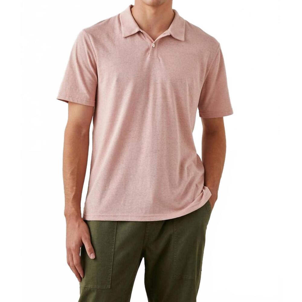 NEW RAILS levant polo shirt in flamingo